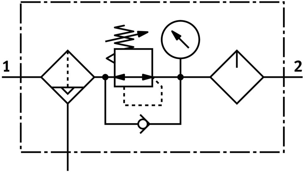 Festo Luchtverzorgingsunit G1/2'' 0.5-12bar 3700l/min 40µm - 530246