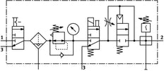 Festo Air Preparation Unit G1/2'' 2.5-12bar 4200l/min 40µm Maxi - 186052