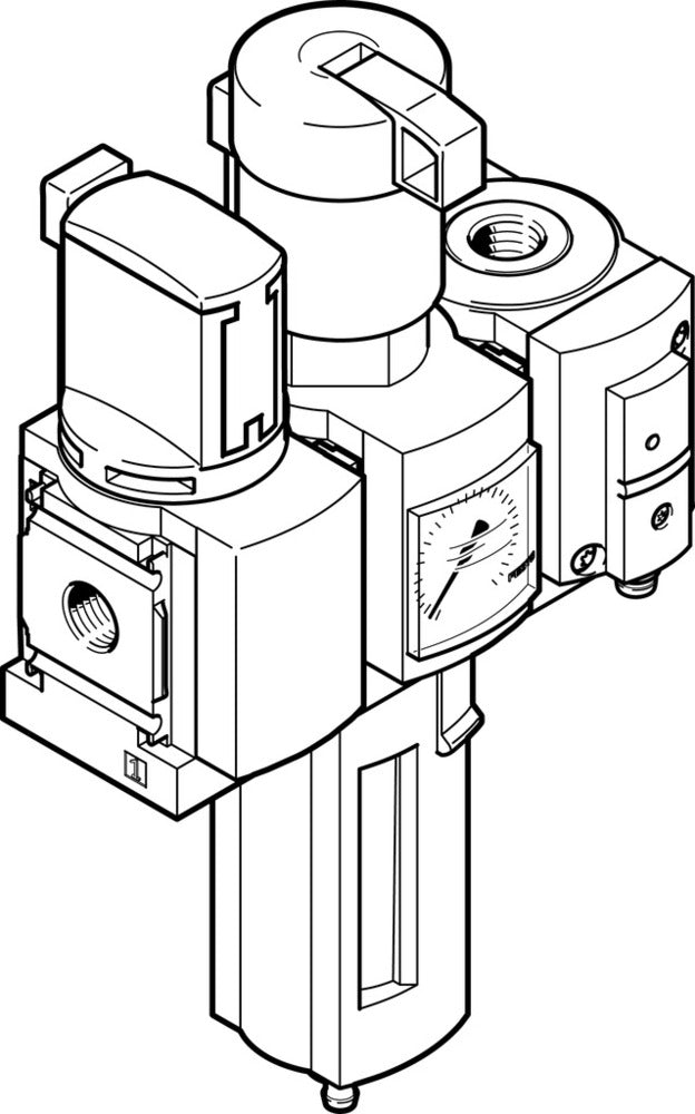 Festo Luchtverzorgingsunit G1/2'' 0.5-7bar 5300l/min 40µm - 8042671