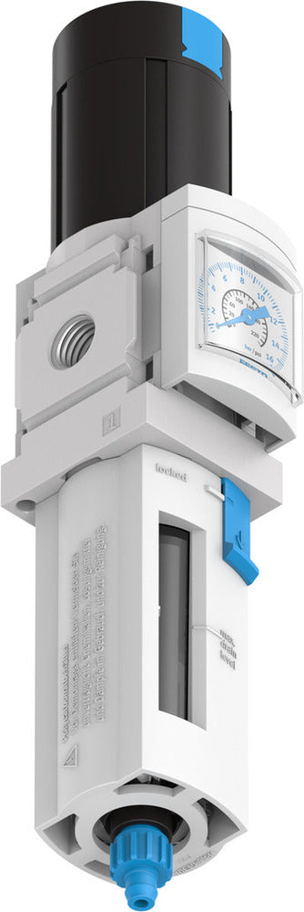Festo Compressed Air Filter Regulator G1/8'' 0.5-12bar 900l/min 40µm - 529172