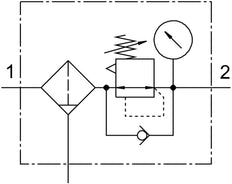 Festo Filterregelaar G1/8'' 0.5-12bar 900l/min 40µm - 529172