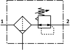 Festo Filterregelaar NPT1/2-14'' 0.5-7bar 4455l/min 40µm - 4787809