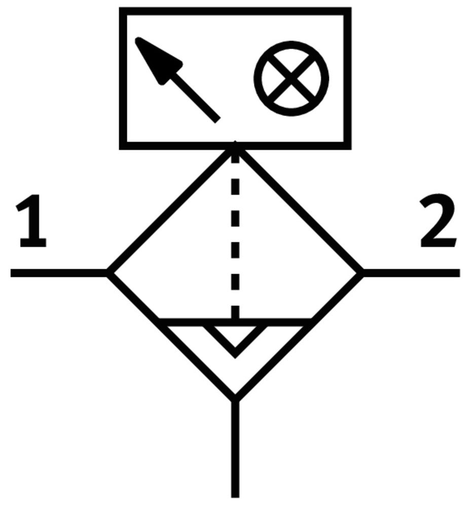 Festo Fijnfilter Aansluitplaat 2-12bar 1µm Midi - 532815