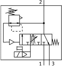 Festo Drukopbouw- En Ontluchtingsventiel G1''/1'' NPT 3.5-16bar 8300 - 16550l/min - 570737