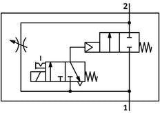 Festo Drukopbouwventiel G1/4'' 4-10bar 2700l/min - 542564
