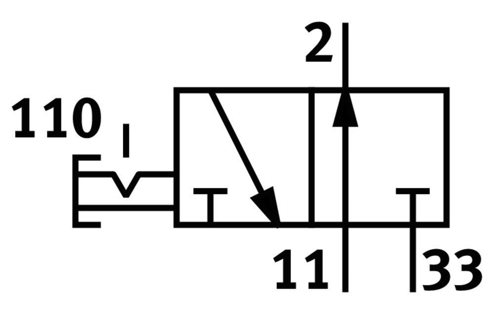 Festo Kogelklepafsluiter G3/8'' 1-10bar 5200l/min - 197133