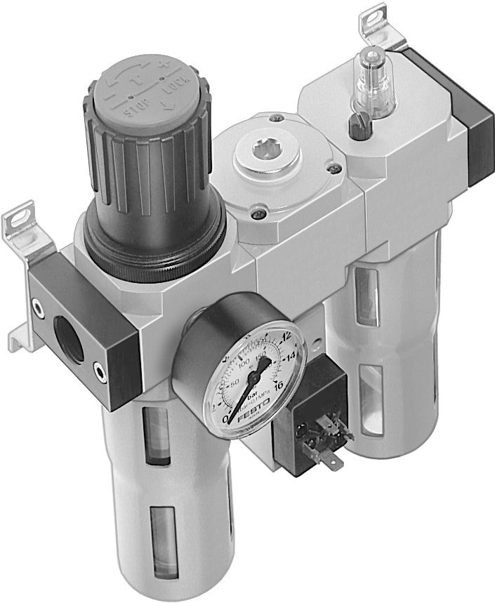 Festo Air Preparation Unit G1/8'' 0.5-12bar 650l/min 40µm Mini - 185803