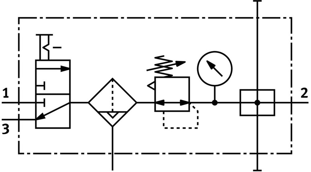 Festo Luchtverzorgingsunit G1/2'' 0.5-12bar 2920l/min 40µm Midi - 185728