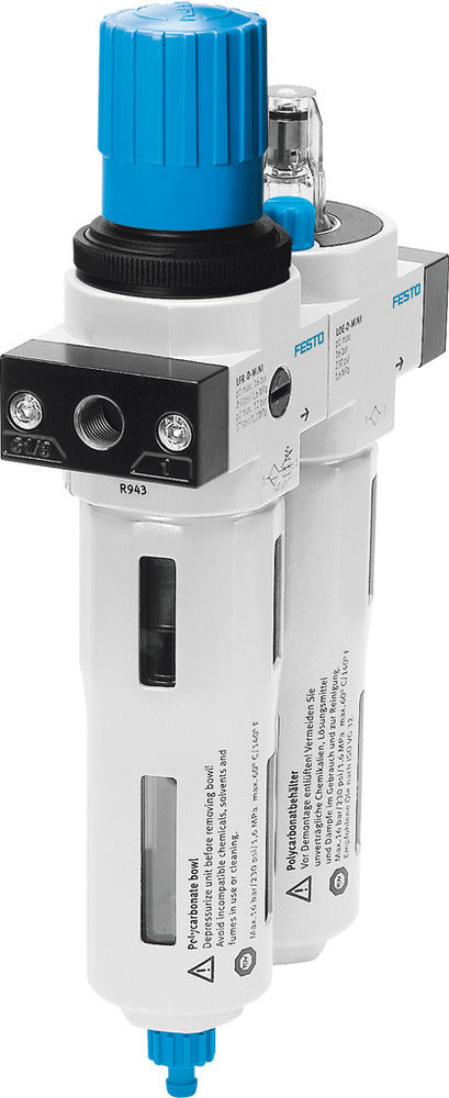 Festo Air Preparation Unit G3/8'' 0.5-7bar 2000l/min 40µm Midi - 192644