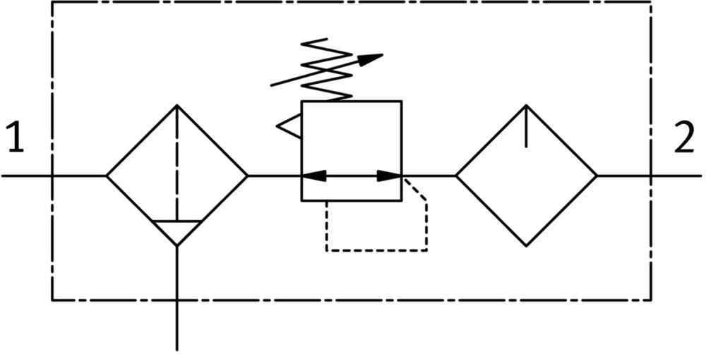Festo Luchtverzorgingsunit G1/4'' 0.5-12bar 1500l/min 40µm Midi - 186498