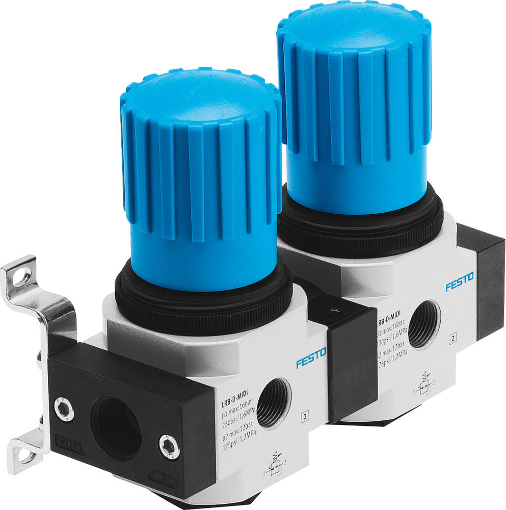 Festo Pressure Regulator Manifold G3/8'' 0.5-7bar 1800l/min Mini - 528953
