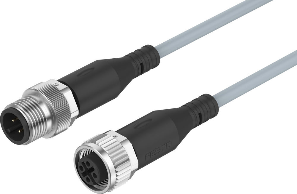 Festo Aansluitkabel M12x1/M8x1 A-Gecodeerd EN 61076-2-101 2.5m - 554033