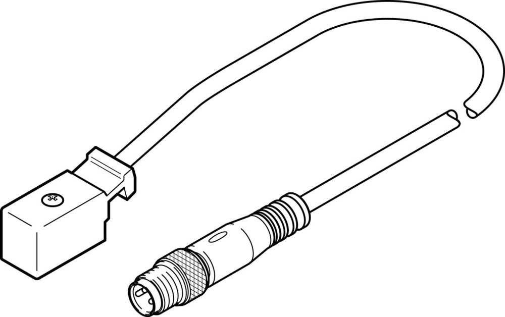 Festo Aansluitkabel 2-pins/3-pins M8x1 0.5m - 177676