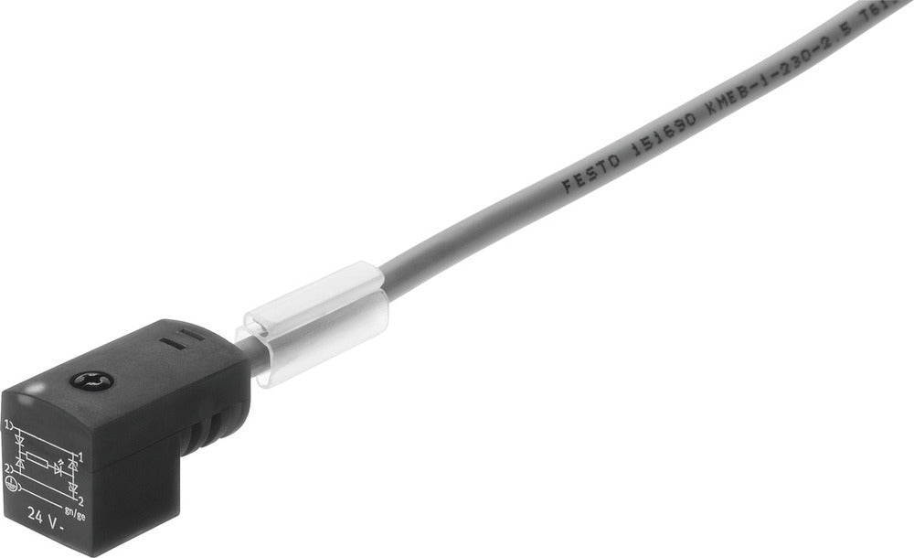 Festo Stekkerdoos Met Kabel 3-pins Vorm C 5m - 30945