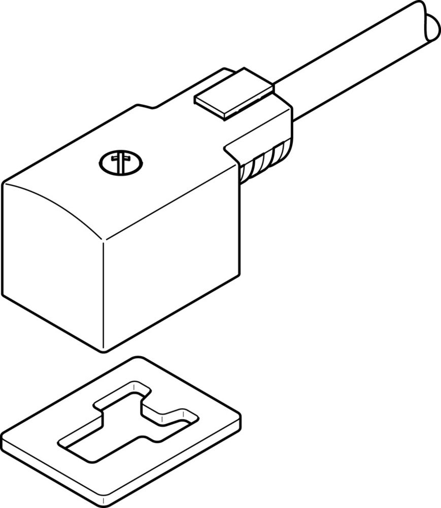 Festo Stekkerdoos Met Kabel Vorm B 5m - 30942