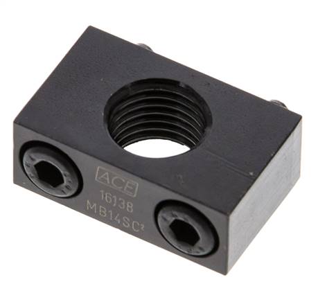 ACE Spannflens M 14x1,5 voor schokdemper, zijdemontage - MB14SC2