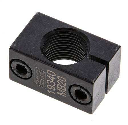ACE Spannflens M 20x1,5 voor schokdemper, zijdemontage - MB20