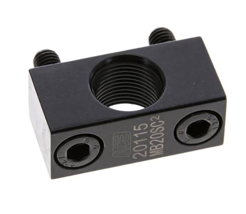 ACE Spannflens M 20x1,5 voor schokdemper, zijdemontage - MB20SC2