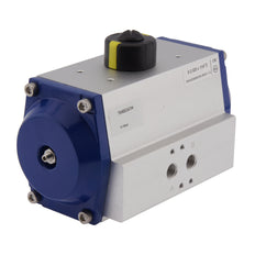 Pneumatic Actuated Flanged Ball Valve 3-Way L-port DN50 PN16 Stainless Steel
