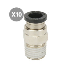 4mmxR1/4'' Straight Push Fit [10 pieces]