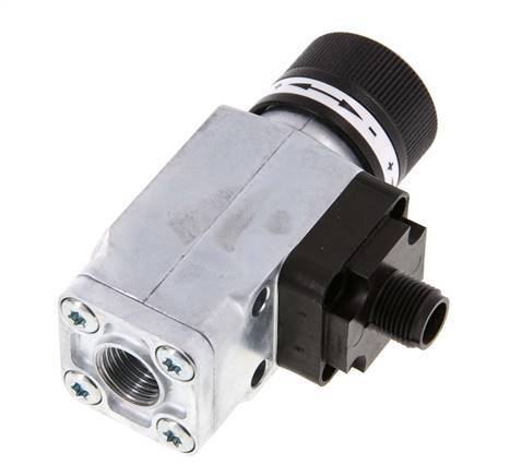 0.2 tot 2bar SPDT Zinkspuitgietwerk Drukschakelaar G1/4'' 250VAC 4-pins M12-connector