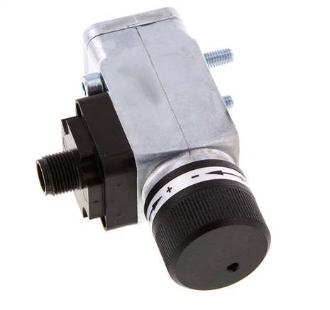 0.5 tot 8bar SPDT Zinkspuitgietwerk Drukschakelaar flens 250VAC 4-pins M12-connector