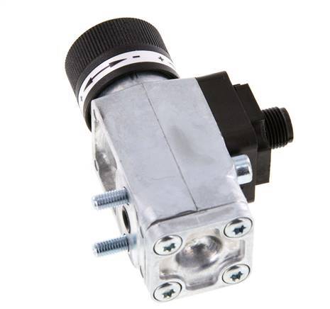 0.5 tot 8bar SPDT Zinkspuitgietwerk Drukschakelaar flens 250VAC 4-pins M12-connector