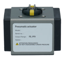 Pneumatic Actuator Rack & Pinion Double Acting 4.7Nm @ 6bar F03 NPT Threads - PR01D-N
