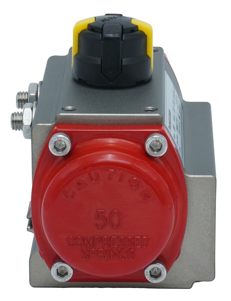 Pneumatic Actuator Rack & Pinion Spring Opening 421.7Nm @ 6bar F10/F12 Epoxy Coating - PR11B-C