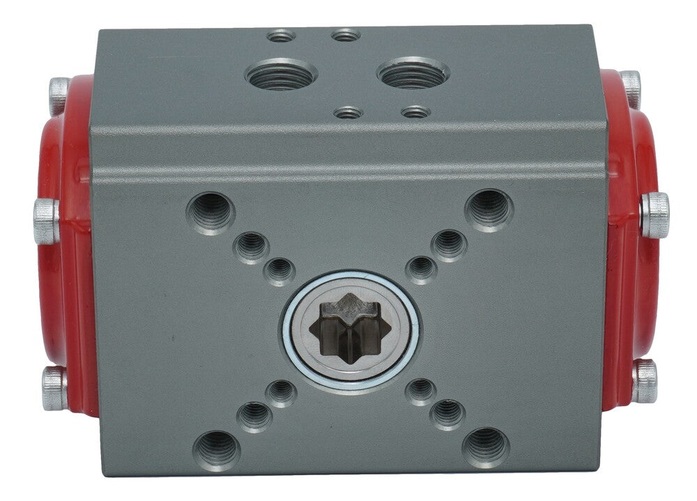 Pneumatic Actuator Rack & Pinion Spring Opening 421.7Nm @ 6bar F10/F12 Epoxy Coating - PR11B-C
