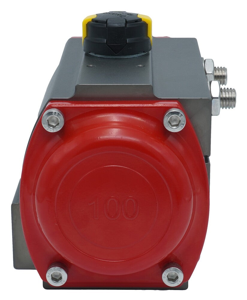 Pneumatic Actuator Rack & Pinion Double Acting 236.5Nm @ 6bar F07/F10 NPT Threads - PR08D-N