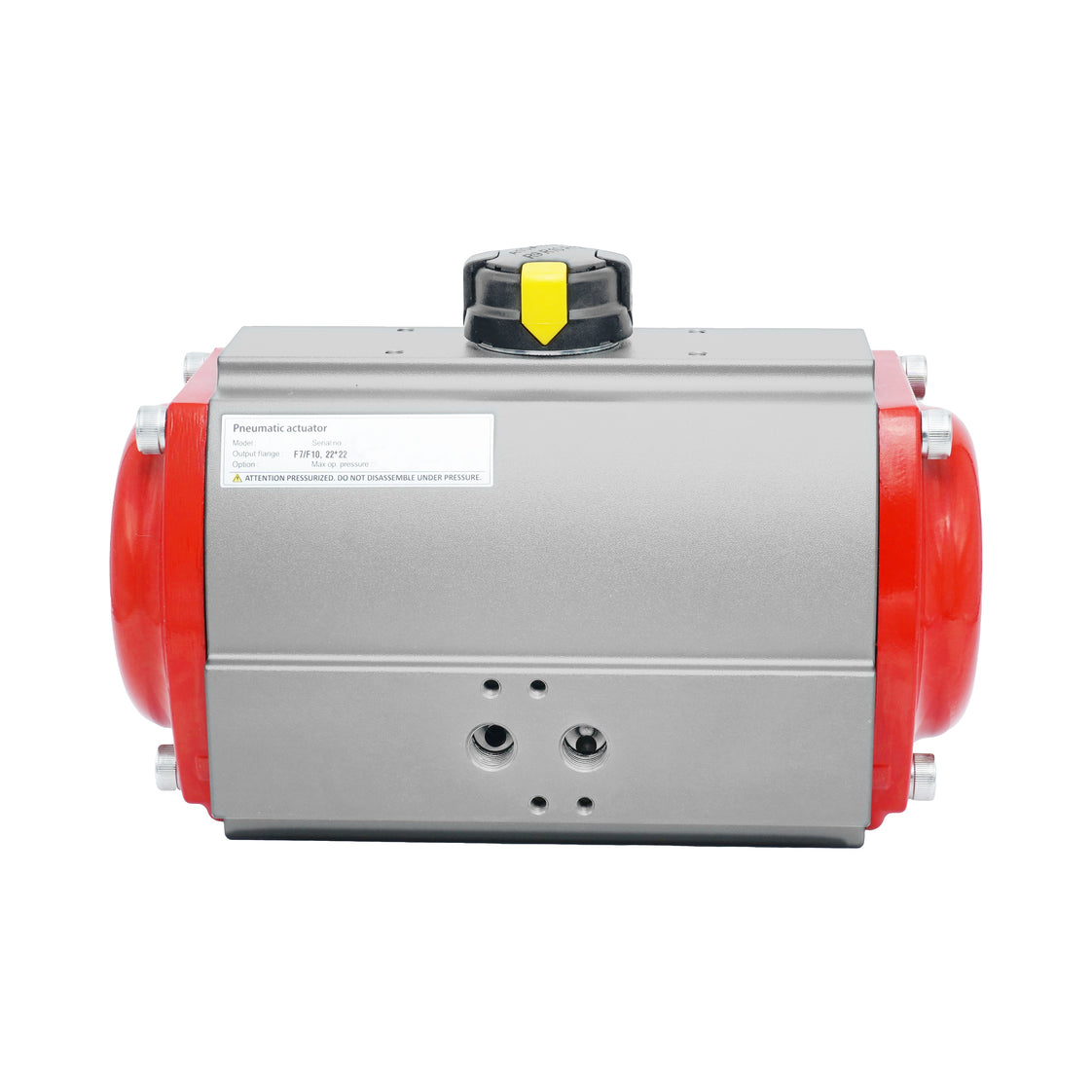Pneumatische actuator tandheugel dubbelwerkend 676,8Nm bij 6bar F10/F12 - PR160D