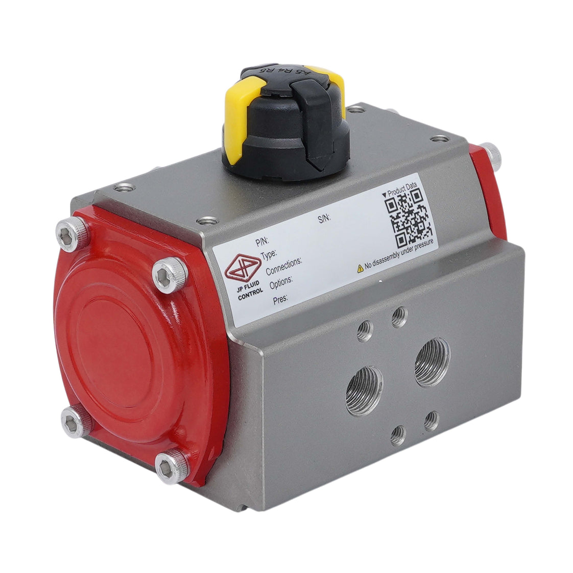 Pneumatische Actuator Tandheugel Dubbelwerkend 18.2Nm @ 6bar F04 - PR03D