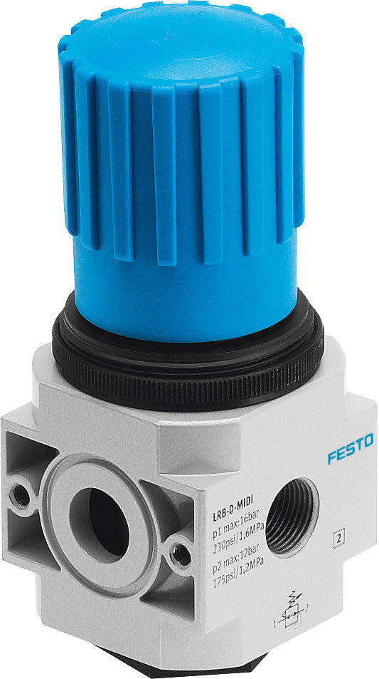 Festo Drukregelaar Aansluitplaat 0.5-7bar 3800l/min Midi - 197538