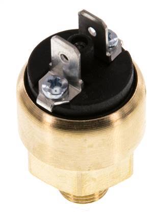 0.3 tot 2bar NC Messing Drukschakelaar G1/8'' 42VAC/DC Platte Stekker