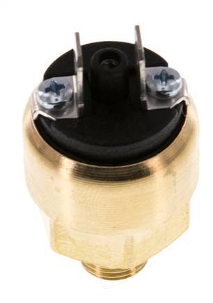 0.3 tot 2bar NC Messing Drukschakelaar G1/8'' 42VAC/DC Platte Stekker