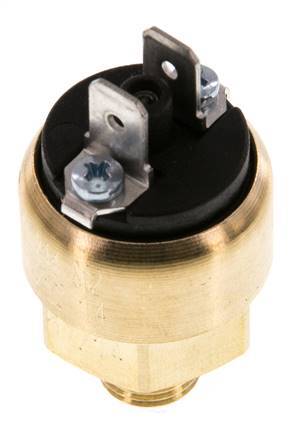 0.3 tot 2bar NC Messing Drukschakelaar G1/8'' 42VAC/DC Platte Stekker