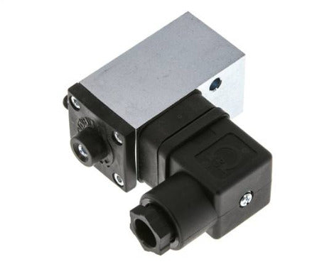 50 to 400bar SPDT Steel Pressure Switch Flange and g1/4'' 250VAC DIN-A Connector