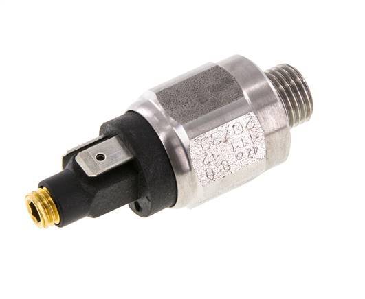 1 tot 10bar NC Roestvrij Staal Drukschakelaar G1/4'' 42VAC Platte Stekker