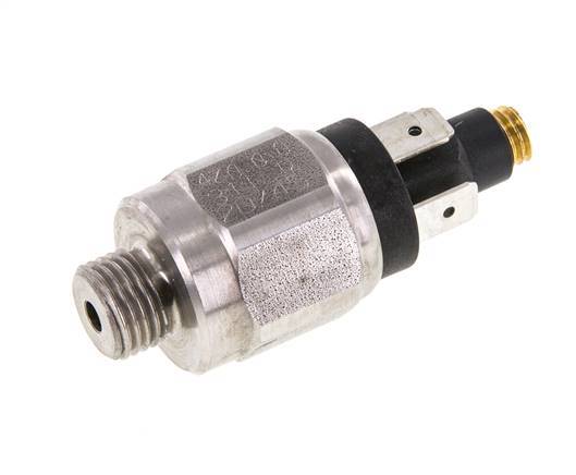 1 to 10bar SPDT Stainless Steel Pressure Switch G1/4'' 42VAC Flat Connector