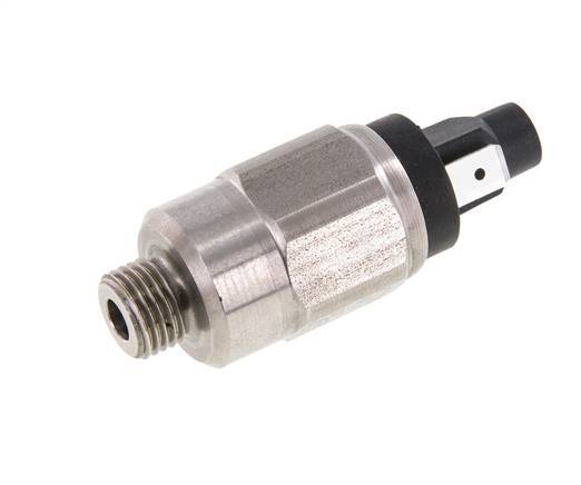 10 to 70bar NO Stainless Steel Pressure Switch G1/4'' 42VAC Flat Connector