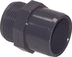 PVC fitting 50/40mmxG1-1/4'' BU [2 Pieces]