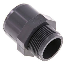PVC fitting 50/40mmxG1-1/4'' BU [2 Pieces]