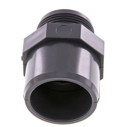 PVC fitting 50/40mmxG1-1/4'' BU [2 Pieces]