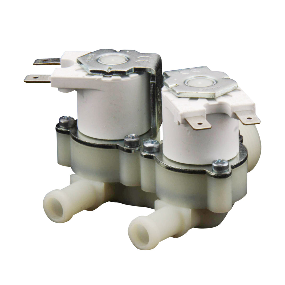 Magneetventiel RPE dubbel 3/4''x10mm nylon NBR 180° 0,2-10bar 24V AC