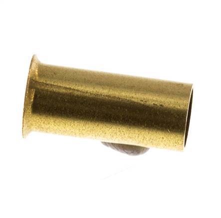 8x6mm Brass Reinforcing ring [20 Pieces]