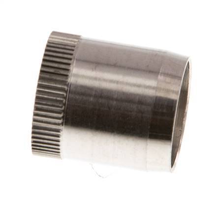 18x16mm RVS Versterkingshuls met Kartelrand