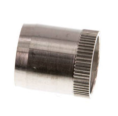 18x16mm RVS Versterkingshuls met Kartelrand