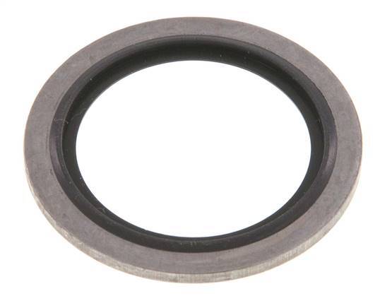 G 3/4" RVS/FKM Hydraulische Multiseal 27.1 x 34.9 x 2.5 mm