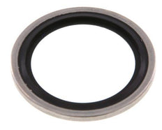 G 1" Stainless Steel/FKM Hydraulic Bonded Seal 33.9x42.8x2.5 mm